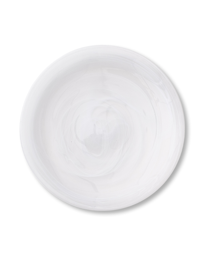 Alabaster Charger Plate | Snow