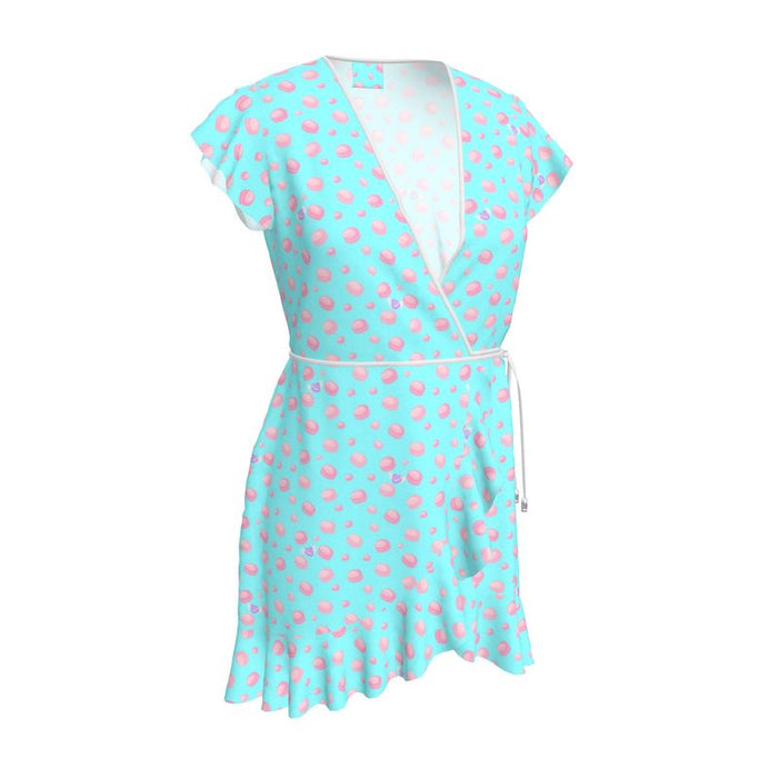 All you need is love and macarons in blue tea Dress