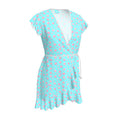 All you need is love and macarons in blue tea Dress