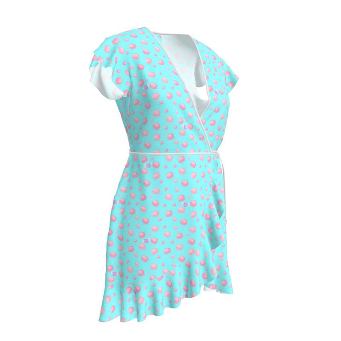All you need is love and macarons in blue tea Dress