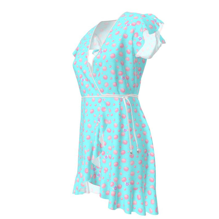 All you need is love and macarons in blue tea Dress
