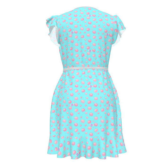All you need is love and macarons in blue tea Dress