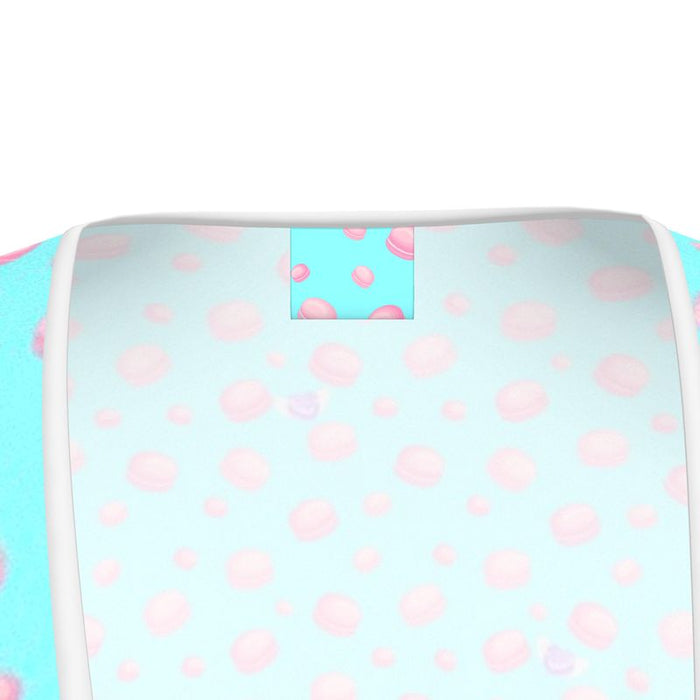 All you need is love and macarons in blue tea Dress