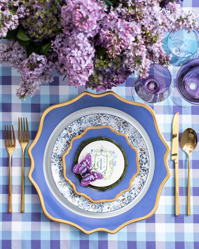 Anna's Palette Bread + Butter Plate | Indigo