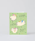 Birdies Kids Birthday Greeting Card - bubblegum market