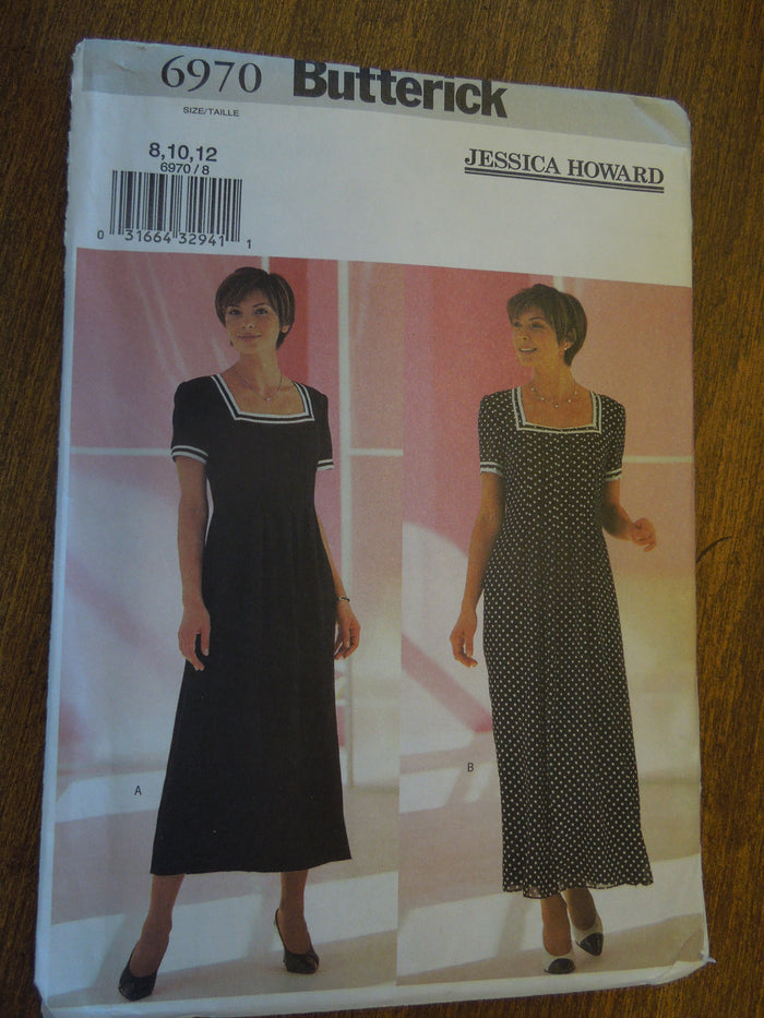 Butterick 6970, Misses, Dresses, Lined, Petite,  UNCUT sewing pattern