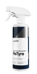CARPRO ReTyre tyre and rubber cleaner bottle on white background