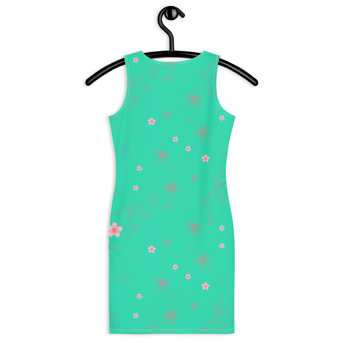 Cherry blossom sea green Dress