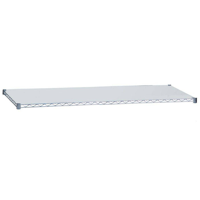 Chrome Plated Solid Shelf - 18" x 48" - SH1848SOL - R&B Wire