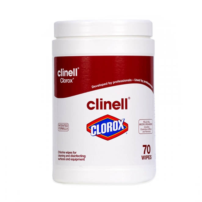 Clinell Clorox Tub (5200ppm chlorine) Tub of 70 - CLEARANCE2
