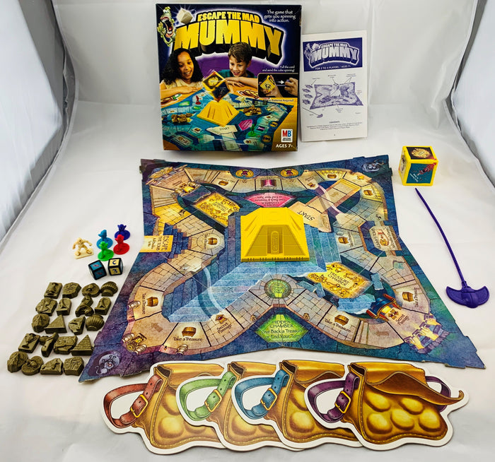 Escape the Mad Mummy Game - 2004 - Milton Bradley - Great Condition