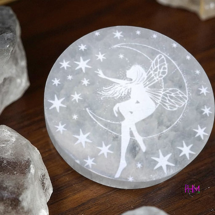 Fairy Selenite Charging Plate 🌙