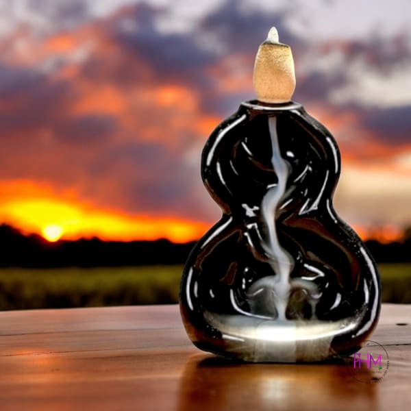 Infinity Falls Ceramic Backflow Burner 💜 - Incense