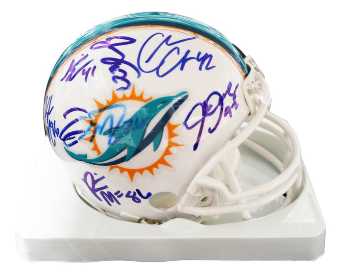 Miami Dolphins 2013 Signed Autographed Mini Helmet Authenticated Ink COA