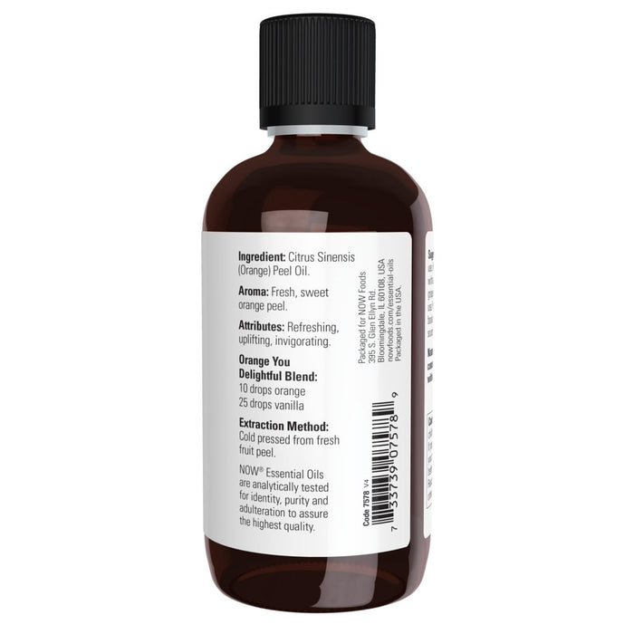 Now Essential Oils Orange Oil 4oz - 7578 - The Oasis of Health