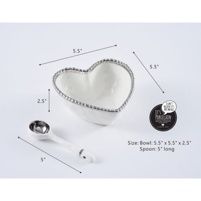 Pampa Bay The Beaded Heart Set Dinnerware Pampa Bay