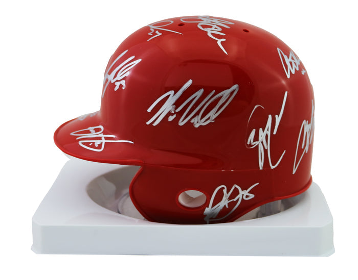 Philadelphia Phillies 2016 Team Signed Autographed Mini Batting Helmet Authenticated Ink COA Nola