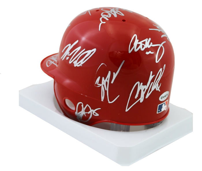 Philadelphia Phillies 2016 Team Signed Autographed Mini Batting Helmet Authenticated Ink COA Nola