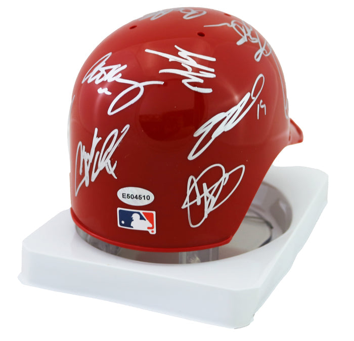 Philadelphia Phillies 2016 Team Signed Autographed Mini Batting Helmet Authenticated Ink COA Nola