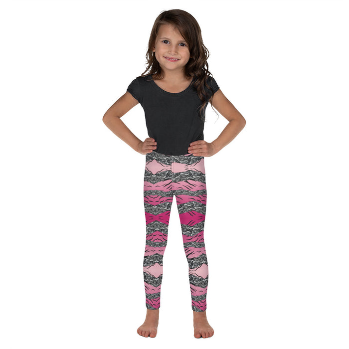 Pink Tiger Lace Ombre Kid's Leggings