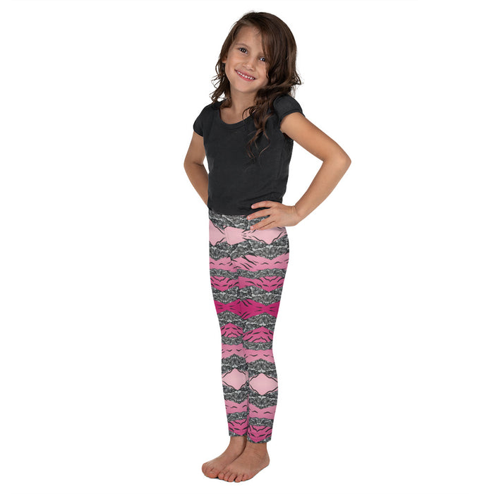 Pink Tiger Lace Ombre Kid's Leggings