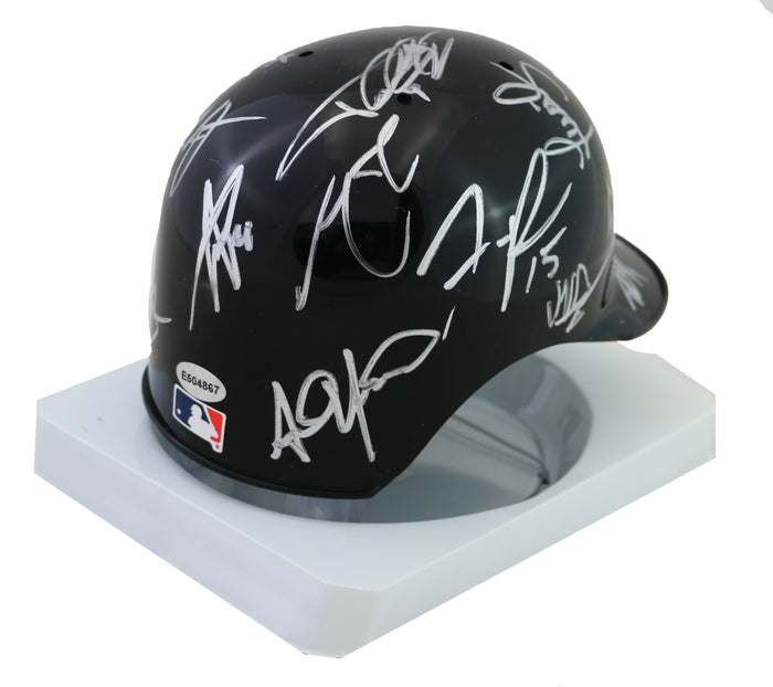 Pittsburgh Pirates 2016 Team Signed Autographed Mini Batting Helmet Authenticated Ink COA - Andrew McCutchen