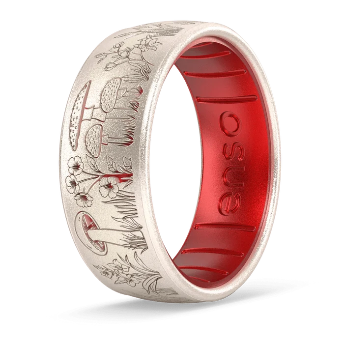 Ring - Silicone Etched Garden Party Ring Spore Me Some Flowers