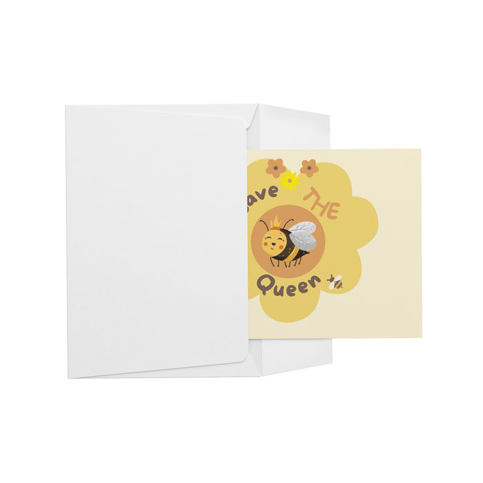 Save the queen bee card