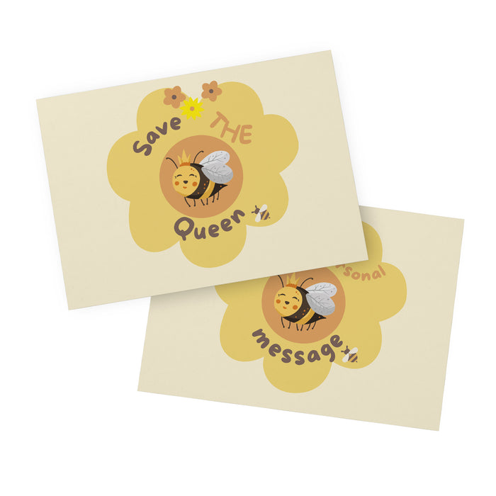 Save the queen bee card