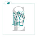 School House and Bus PYO Digital Design