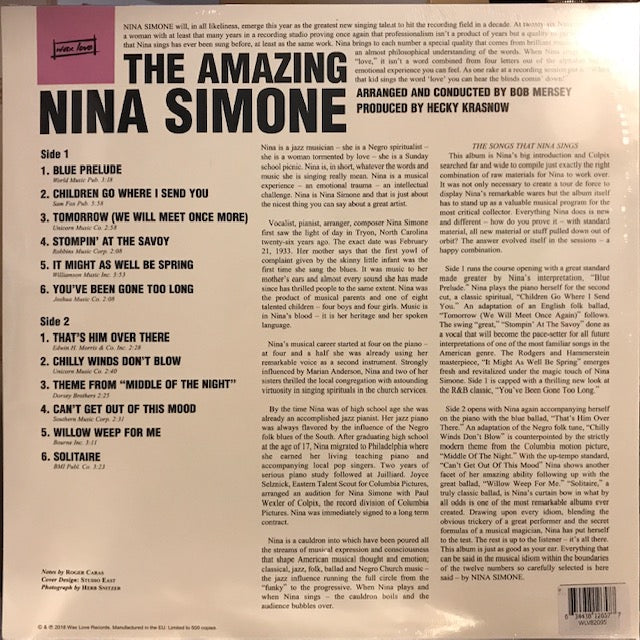 Simone, Nina - The Amazing...  - New LP