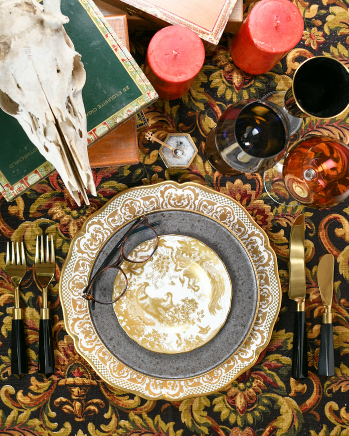 Stone of Gold Salad + Dessert Plate