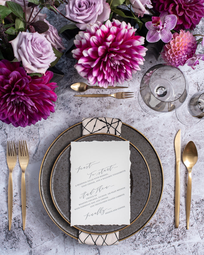 Stone of Gold Salad + Dessert Plate