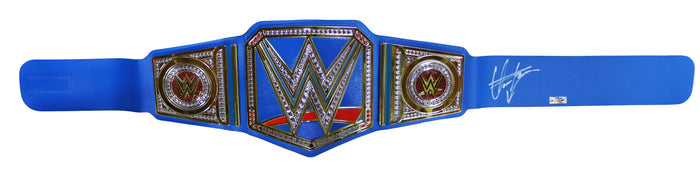 The Undertaker Signed Autographed WWE Universal Champion Toy Belt Heritage Authentication COA