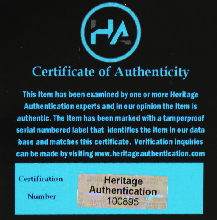 The Undertaker Signed Autographed WWE Universal Champion Toy Belt Heritage Authentication COA