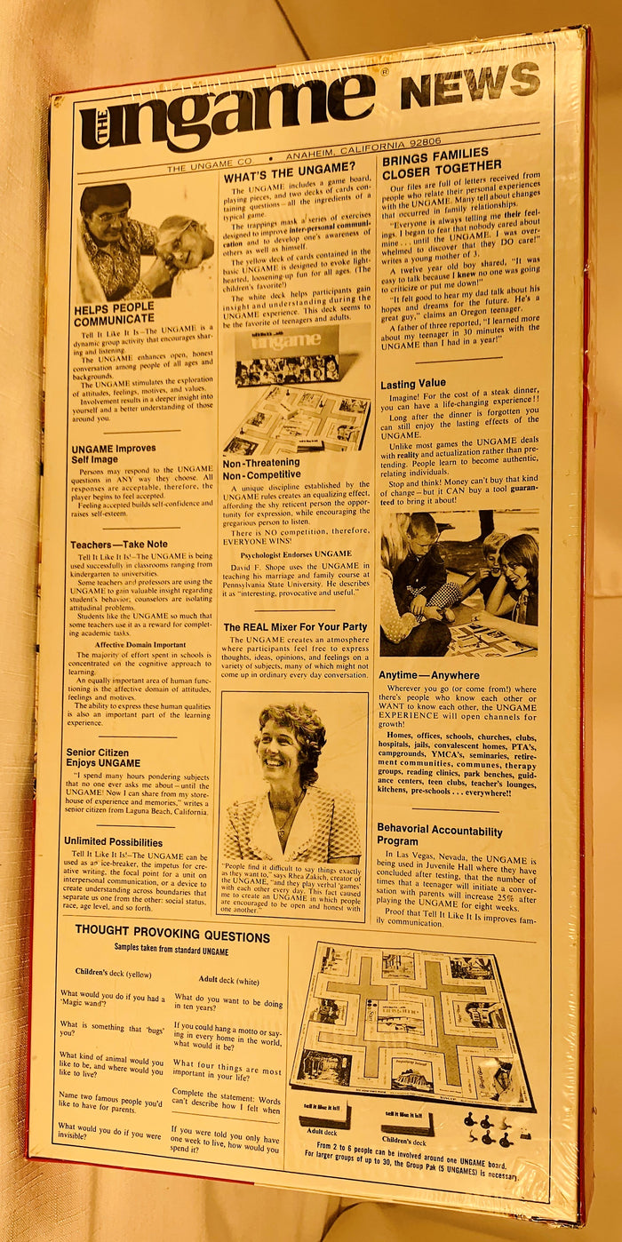 The Ungame - 1975 - New
