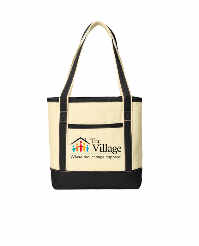 The Village Canvas Tote Bag