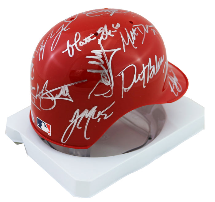 Washington Nationals 2016 Team Signed Autographed Mini Batting Helmet Authenticated Ink COA Bryce Harper