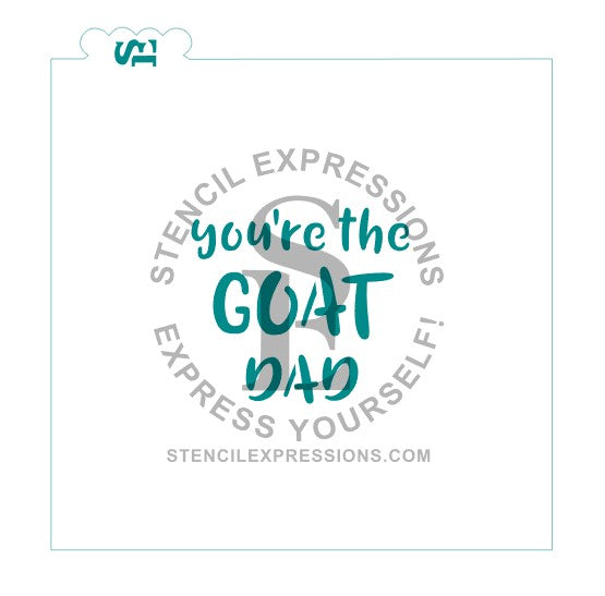 You're the GOAT DAD Sentiment For Crafts & Culinary